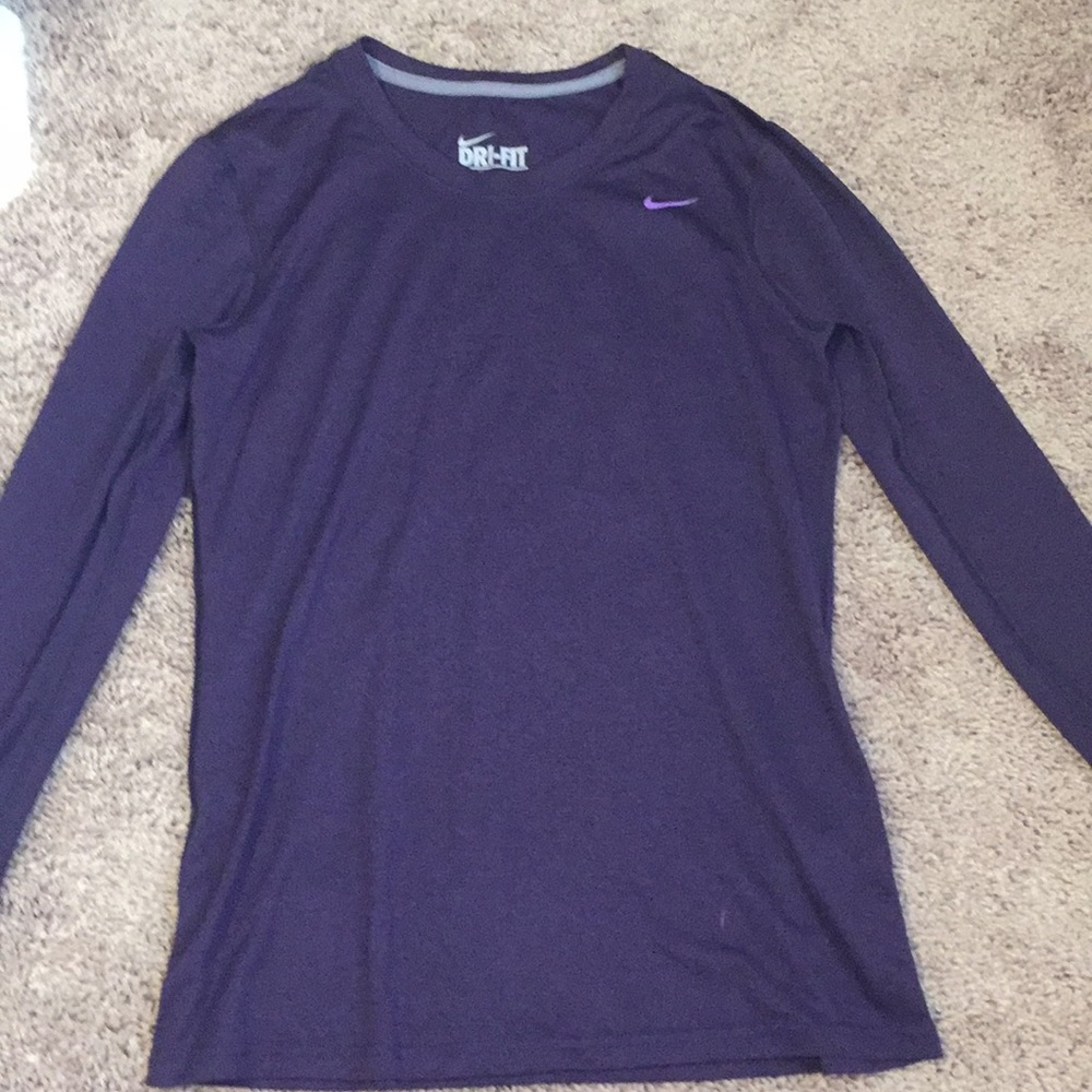 Purple Nike women long sleeve top